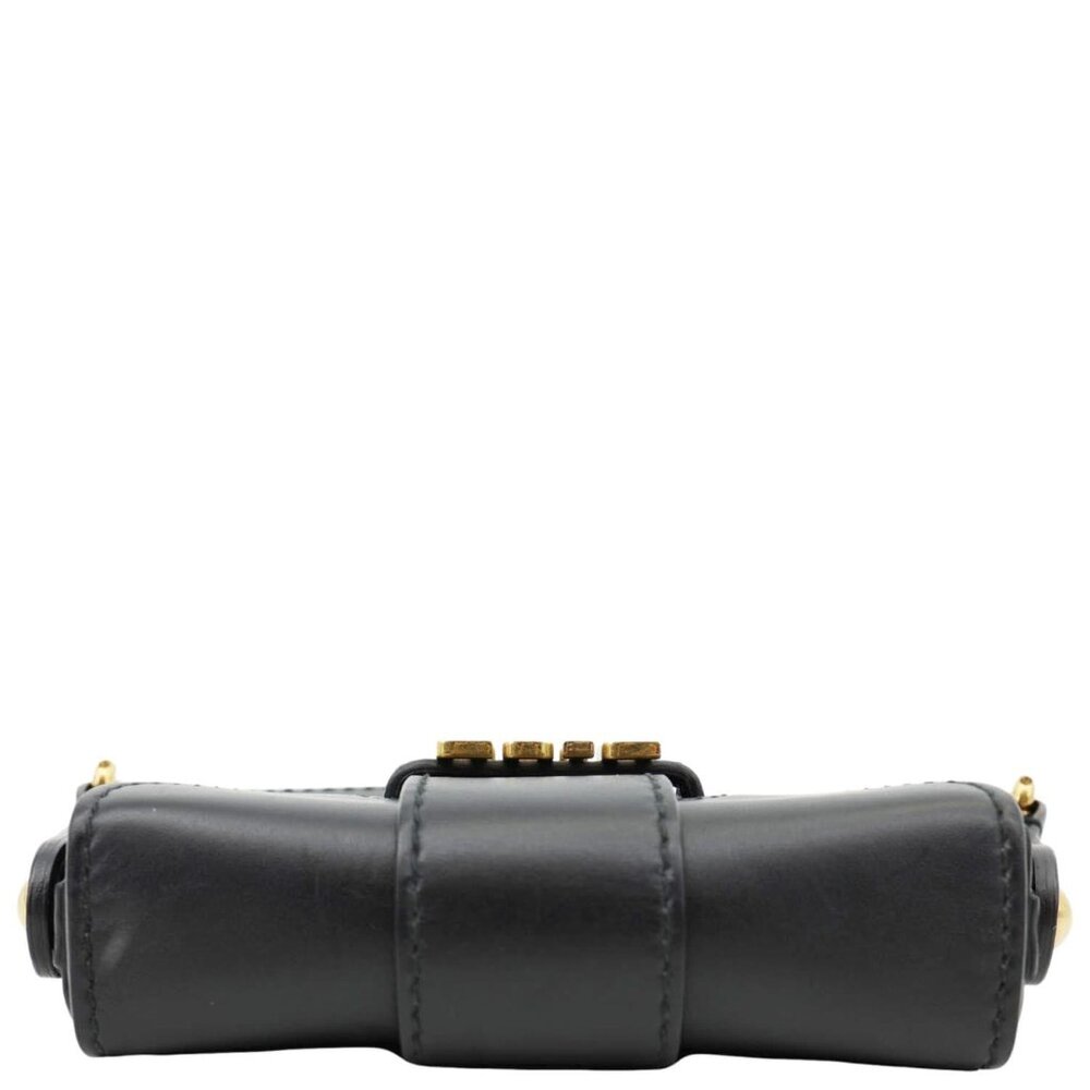 Christian Dior  D Fence Small Calfskin Leather Saddle Bag Black - Picture 5 of 15